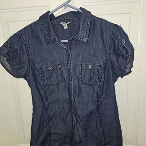 Guess Blue Denim Shirt